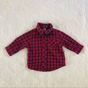 NWT Old Navy Flannel Shirt w/ Bow tie